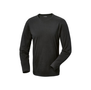 PARKSIDE® Pánske tričko s dlhým rukávom (L (52/54), čierna)