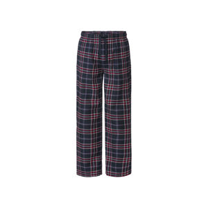 LIVERGY® Pánske pyžamové nohavice (S (44/46), námornícka modrá/červená)