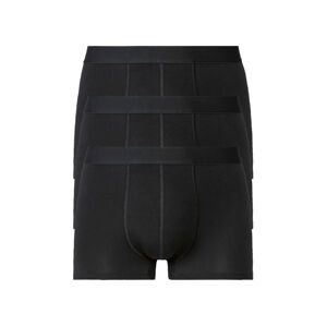 LIVERGY® Pánske boxerky, 3 kusy (L, čierna)