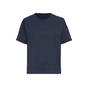 esmara® Dámske bavlnené tričko (XS (32/34), navy modrá)