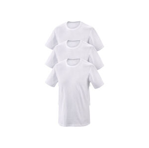 PARKSIDE® Pánske bavlnené tričko, 3 kusy (L (52/54), okrúhly výstrih)