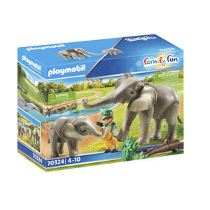 Playmobil Súprava na hranie (slony vo výbehu)