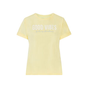 ESMARA® Dámske bavlnené tričko (XS (32/34), žltá)