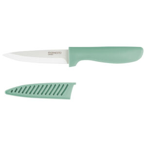 ERNESTO® Keramický kuchynský nôž, 10 cm (mentolová)