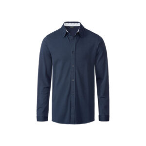 LIVERGY® Pánska košeľa „Slim Fit“ (44, navy modrá)