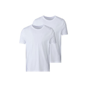 MEXX Pánske spodné tričko Regular Fit, 2 kusy (XXL, biela, okrúhly výstrih)