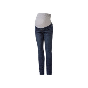 ESMARA® Dámske tehotenské džínsy „Skinny Fit“ (44, tmavomodrá)