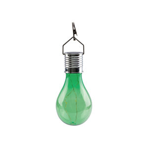 LIVARNO home Solárne dekoratívne LED svietidlo (žiarovka, zelená)