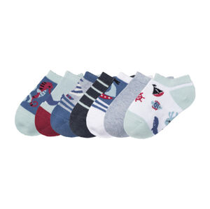 lupilu® Chlapčenské nízke ponožky, 7 párov (23/26, biela/bledomodrá/navy modrá)