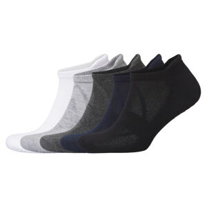 CRIVIT Pánske športové ponožky, 5 párov (43/44, čierna/biela/sivá/navy modrá)