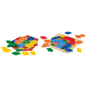 Playtive Drevená hračka na rozvoj motoriky (mozaika)