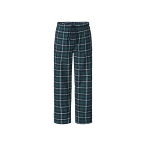 LIVERGY® Pánske pyžamové nohavice (XL (56/58), námornícka modrá/zelená)
