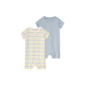 lupilu® Chlapčenské pyžamo pre bábätká (74/80, biela/modrá)