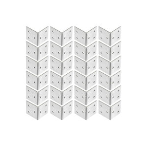 PARKSIDE® Perforované oceľové spojovníky (pravouhlý, 40 x 20 mm, 24 kusov)