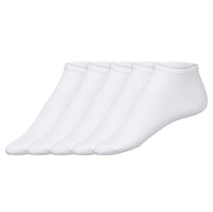 LIVERGY® Pánske ponožky, 5 párov (43/46, biela)