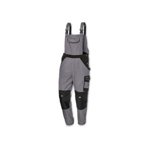 PARKSIDE PERFORMANCE Pánske pracovné nohavice na traky (56, sivá/čierna)