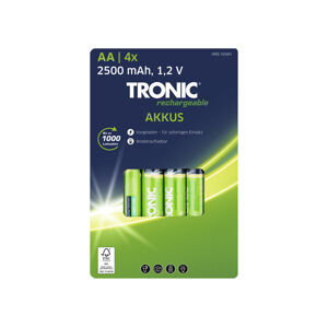 TRONIC® Batérie Ni-MH Ready 2 Use, 4 kusy (AA)