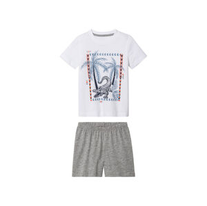 lupilu® Chlapčenské pyžamo (122/128, biela/sivá)
