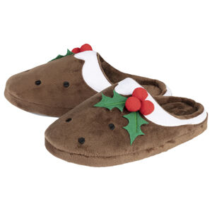 esmara® Dámske vianočné papuče (36/37, hnedá)