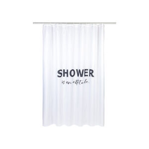 LIVARNO home Záves do sprchy, 180 x 200 cm (biela)