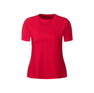 esmara® Dámske rebrované tričko (L (44/46), červená)