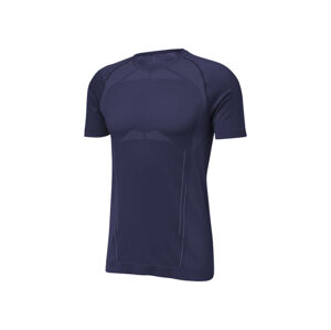 CRIVIT Pánske bezšvové funkčné tričko (S (44/46), námornícka modrá)