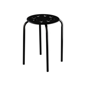 LIVARNO home Plastová stolička (čierna)