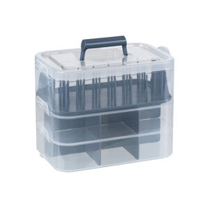 crelando® Úložný box/Box na šijacie potreby (box na šijacie potreby s držadlom)