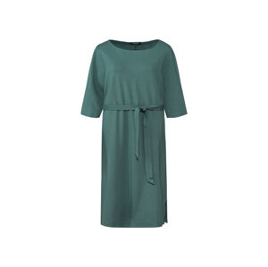 esmara Dámske šaty s 3/4 rukávmi (S (36/38), zelená)