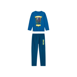 LEGO Chlapčenské pyžamo s dlhým rukávom (134/140, Ninjago/modrá/tmavomodrá)