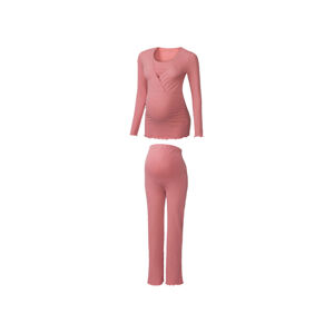 esmara® Dámske tehotenské pyžamo (S (36/38), bledoružová)