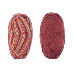 crelando® Elastická vlna na ponožky (červená/fialová)