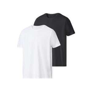 PARKSIDE® Pánske tričko, 2 kusy (L (52/54), biela/čierna)