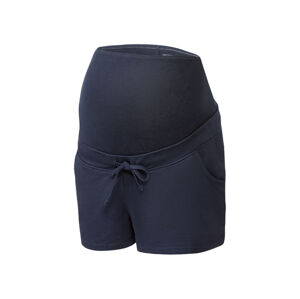 ESMARA® Dámske tehotenské šortky (XL (48/50), námornícka modrá)