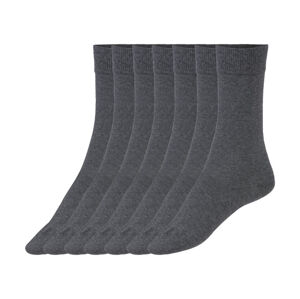 Nur Der Pánske ponožky, 7 párov (43/46, sivá)