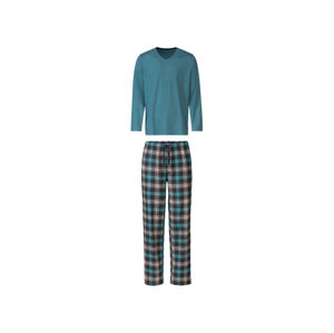LIVERGY® Pánske flanelové pyžamo (M (48/50), modrá)