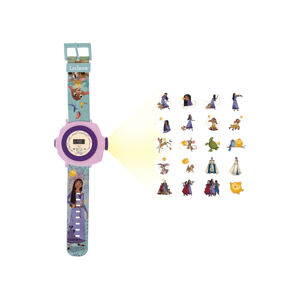 Disney Wish Digitálne hodiny/Baterka s projektorom (hodinky s projektorom)