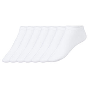 esmara® Dámske členkové ponožky, 7 párov (35/38, biela)