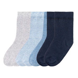 lupilu Detské ponožky, 7 párov (23/26, sivá/modrá/navy modrá)
