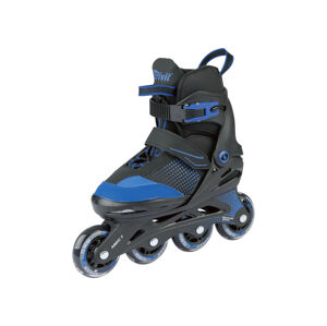 CRIVIT® Detské kolieskové korčule, veľkosť 29 – 37 (33/37, modrá/čierna)
