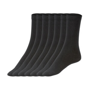 esmara® Dámske ponožky, 7 párov (39/42, čierna)