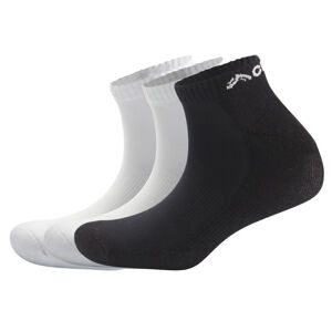 CRIVIT Dámske športové členkové ponožky, 3 páry (37/38, čierna/biela)
