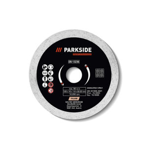 PARKSIDE PERFORMANCE® Diamantový rezný kotúč, 125 mm (plný okraj)