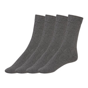 esmara® Dámske ponožky, 4 páry (39/42, tmavosivá)