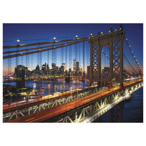 Playtive Svietiace puzzle, 1 000 dielov (Brooklynský most)