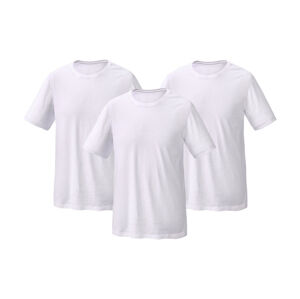PARKSIDE® Pánske tričko, 3 kusy (S (44/46), biela)