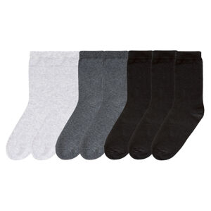 pepperts!® Chlapčenské ponožky, 7 párov (39/42, svetlosivá/sivá/čierna)