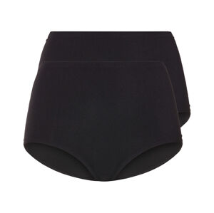 esmara® Dámske bezšvové nohavičky, 2 kusy (XL (48/50), čierna)