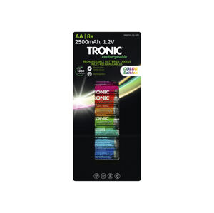 TRONIC® Batérie Ni-MH Ready 2 Use Color, 8 kusov (AA)