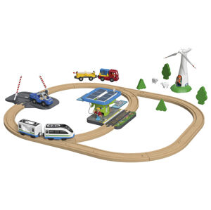 Playtive Drevená železnica (obnoviteľné zdroje energie)